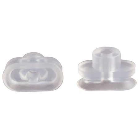 Fipa Oval vacuum cup 7x3.5 mm, Silicone transparent 132.7x4.002.2